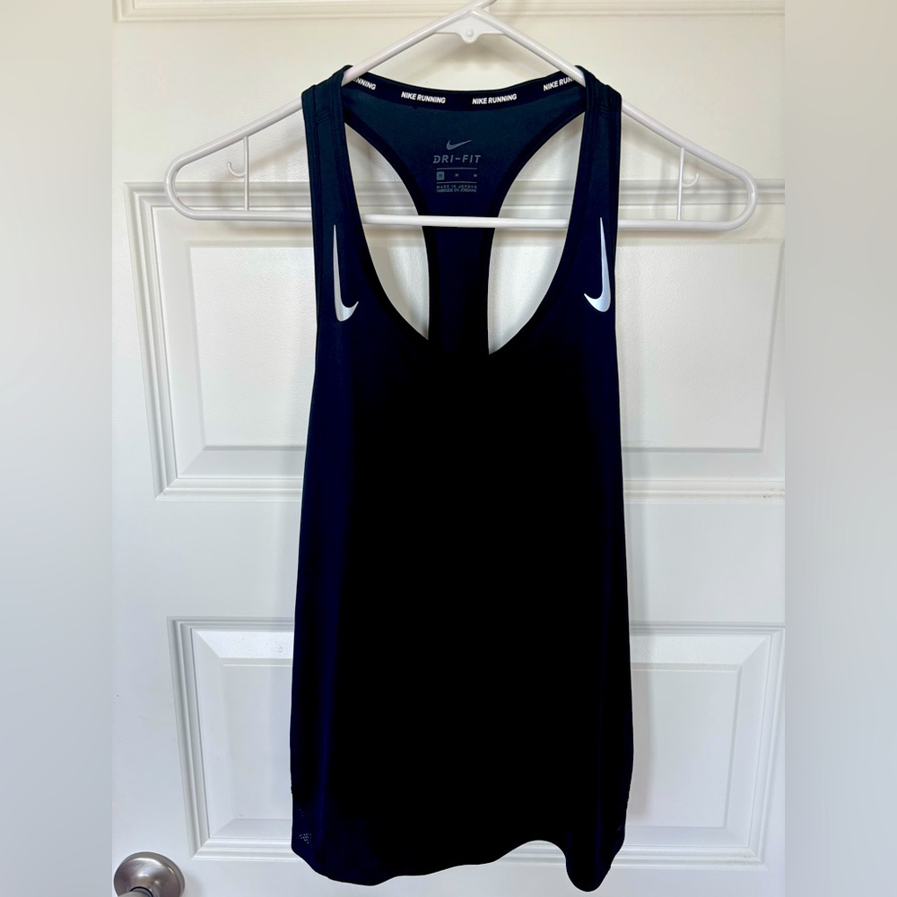 Nike Dri- Fit Women's Black Tank Top- size Medium- Looks brand new!
